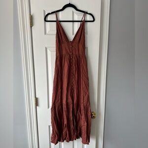 Abercrombie & Fitch Terracotta Maxi Dress